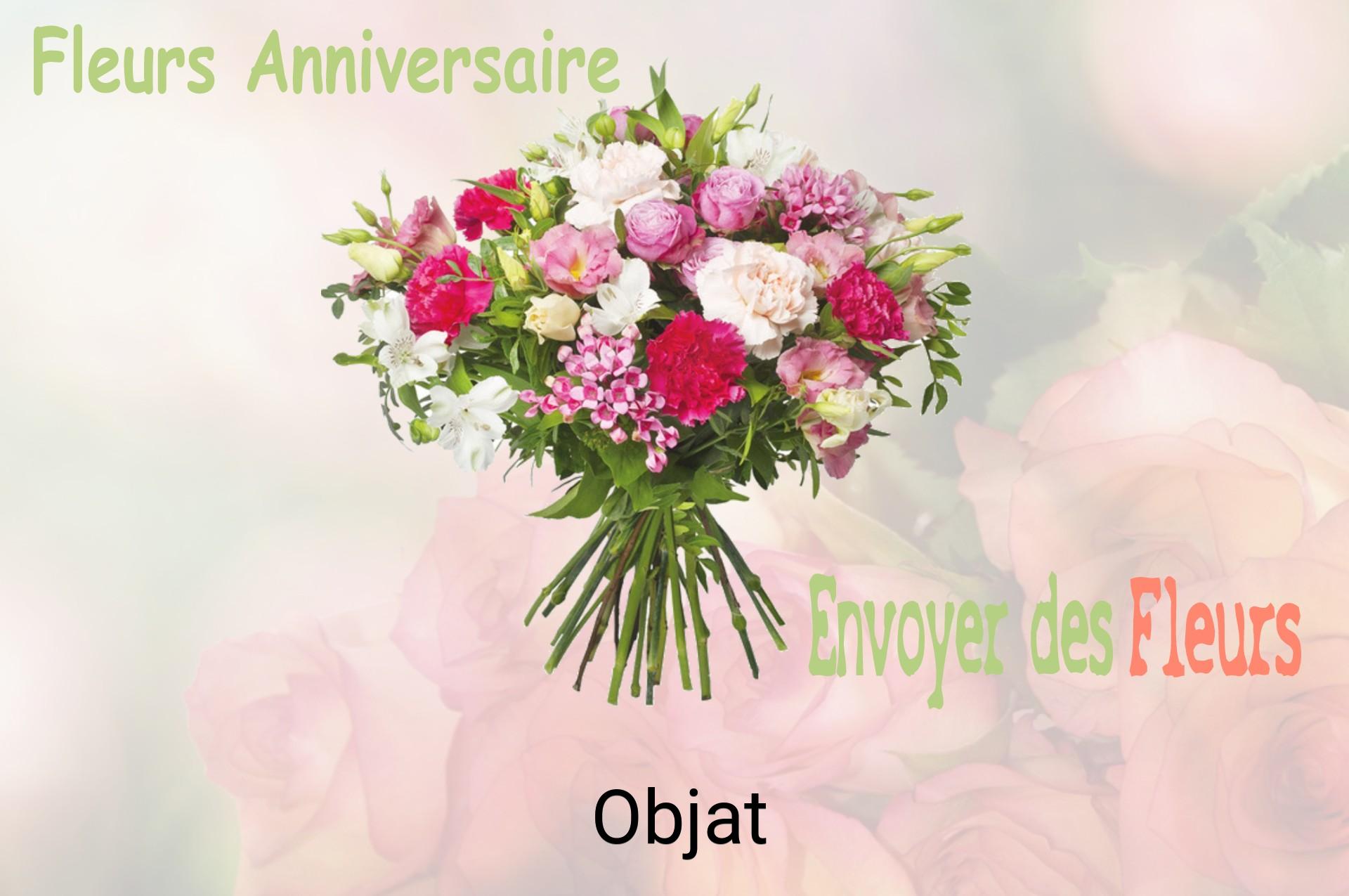 Bouquet de fleurs d’anniversaire livré à Objat