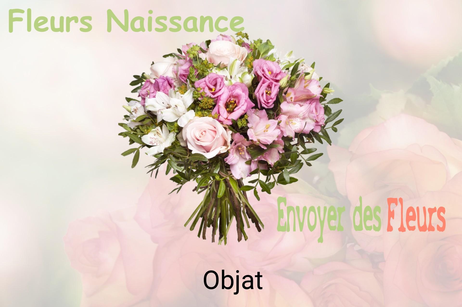 Bouquet de fleurs de naissance livré à Objat